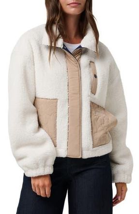 Travis Mathew Artful Fleece Jacket in Snow White at Nordstrom Rack, Size Medium