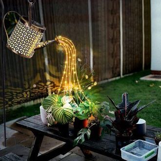 OEM L&aacute;mpara Solar Led Para Jard&iacute;n, 36 Led, 2 V, 80 Cm, 600 Mah, Ip65, Color Negro