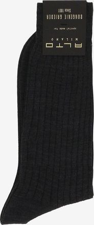 Alto Milano Gerippte Wollsocken