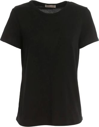 Purotatto short-sleeve crew-neck T-shirt - women - Cotton - 40 - Black