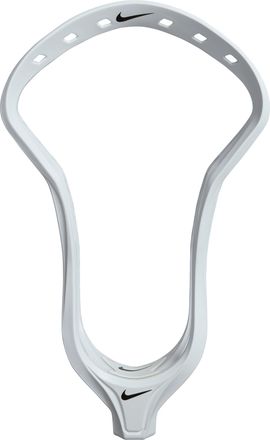 Nike Mens Surge Elite Lacrosse Unstrung Head in White | SRGE-100