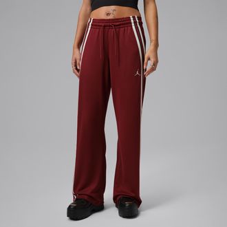 Nike Jordan Womens Jordan Brooklyn Track Pants in Red | HQ9218-677