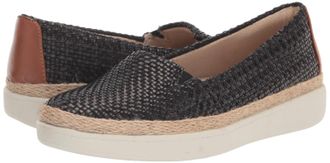 Trotters Accent Loafers Womens Black Braided Veg Casual Shoes ZAP2585