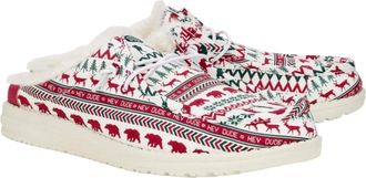 Hey Dude Mens Hey Dude Wally Slip Holiday Cheers 41973-119 Multi Casual Shoes UWU1038