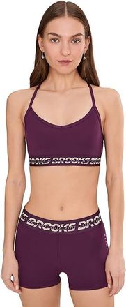 Brooks PR Elite Bra Womens Bra Potent Purple/Luminary : SM (32 A-D), Polyester/Spandex