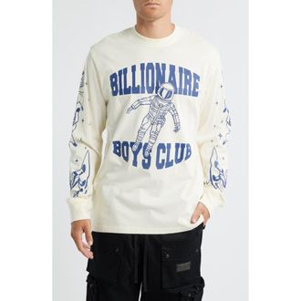Billionaire Boys Club BB Gravity Astronaut Long Sleeve Graphic T-Shirt in Winter White at Nordstrom Rack, Size Small