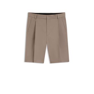 HUGO BOSS Relaxed-fit shorts in stretch-cotton twill