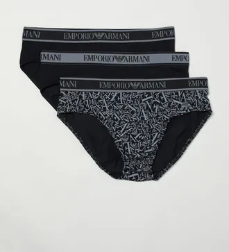 Emporio Armani Set 3 slip in cotone stretch Emporio Armani Underwear