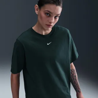 Nike Womens Nike Sportswear Essential T-Shirt in Green | FD4149-390