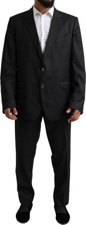 Dolce & Gabbana Black MARTINI Single Breasted 2 Piece Mens Suit