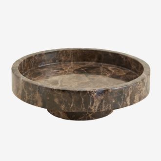 Sklum Vaciabolsillos Redondo &Oslash;25 Cm En Piedra Natural Kevara Sklum