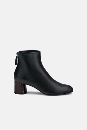AGL Veta Precious Ankle Boot with Heel in Black Nappa at Nordstrom, Size 38.5