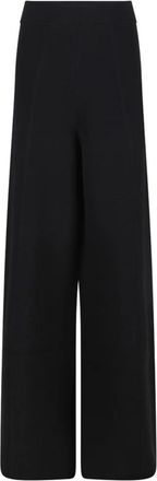 Max Mara Broeken, Dames, Zwart, M, Zwarte Broek Pure