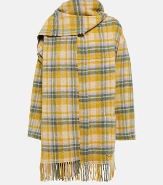 Isabel Marant Faty wool-blend scarf coat