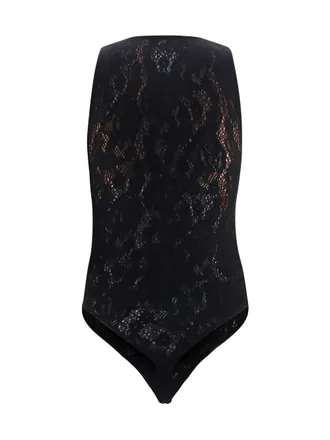Wolford Infinite Rose Bodysuit - Black