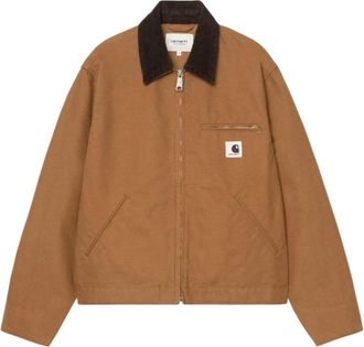 Carhartt Work in Progress OG Detroit Jacket - Dames - Zomerjassen - Bruin - XS - Katoen - Jassen