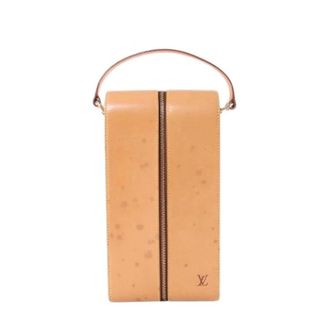 Louis Vuitton Pre-owned Nomad Wine Clutch - Dames - Pre-owned - Beige - Maat: ONE Size Leer