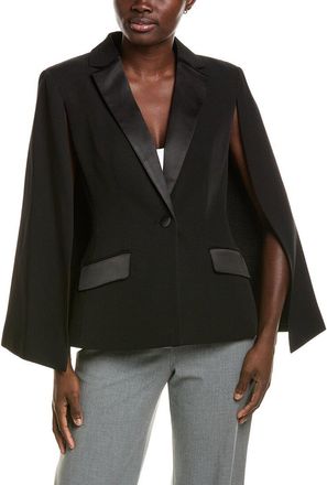 Halston Heritage Tuxedo Capelet Blazer