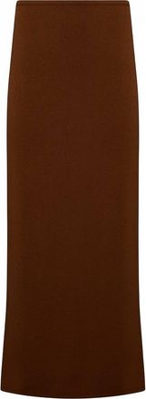 WeWoreWhat Pull On Midi Skirt in Saddle at Nordstrom, Size X-Small