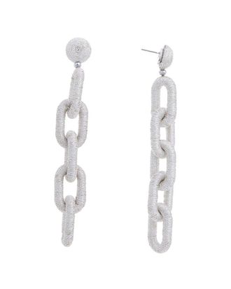 Oscar De La Renta Oscar De La Renta Coil Vertical Link Earrings