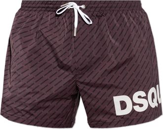 Dsquared2 Swimwear - Heren - Strandmode - Rood - S - Badmode