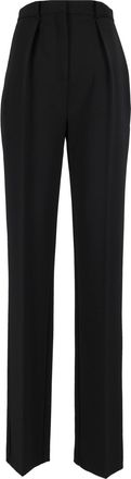 Elisabetta Franchi High-Waisted Tailored Straight-Leg Pants