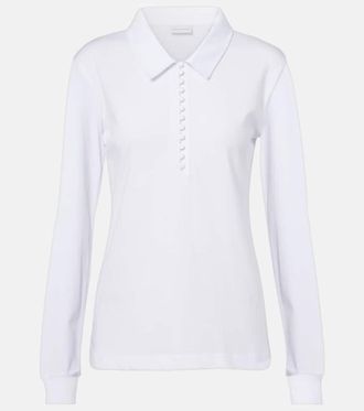 Dries Van Noten Cotton jersey polo shirt