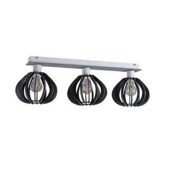 Netlighting Nicoleta Ceiling Spotlight Bar Grey 62cm 3x E27