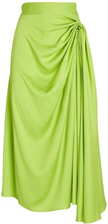 Edeline Lee Twisted Nymph Midi Skirt Size XL