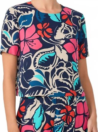 Trina Turk Sitio Top In Multi Floral