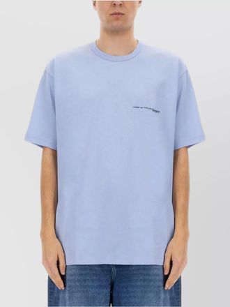 Comme Des Gar&ccedil;ons logo print crew neck t-shirt