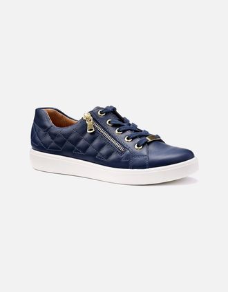 Hotter Womens Wonder Womens Wide Trainers - Navy - Size: 7.5