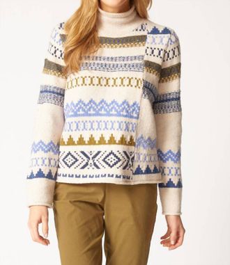 Habitat Pattern Sweater In Dove