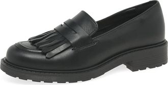 Clarks Womens Orinoco2Loafer Loafers, Blk Hishine Lea, 4 UK