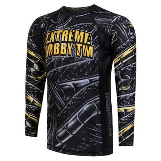 OEM Camiseta De Manga Larga Para Ni&ntilde;os Con Protecci&oacute;n Contra Erupciones Cut&aacute;neas, Modelo Bone Crusher 116, Color Negro