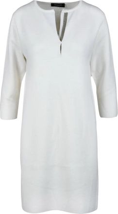 Fabiana Filippi Knit Dress Virgin Wool - White