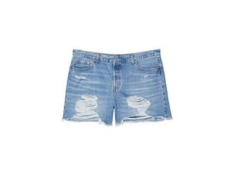 Levi's 501 Original Shorts Womens Shorts Quiet Riot : 18W 5, Cotton/Denim/Elastane