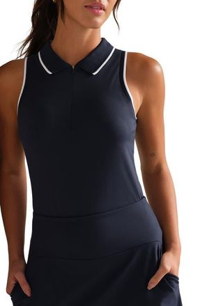 Rhone Course to Court Quarter Zip Polo in Navy Blue at Nordstrom, Size X-Small
