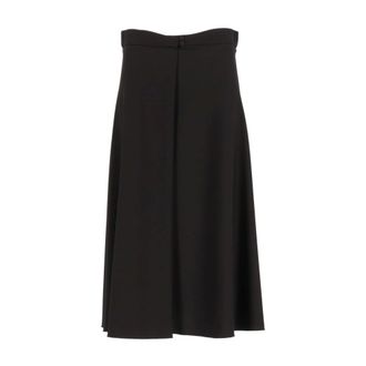 Forte_Forte Dames, Rokken, Zwart, Maat: XS Wol