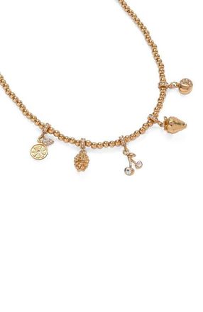 Alex and Ani Summer Fruits Charm Necklace in Gold at Nordstrom