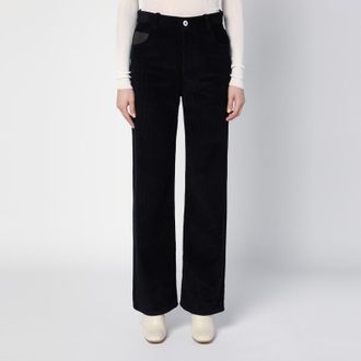 Bottega Veneta Blue corduroy regular trousers