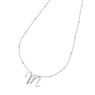 Dower & Hall Silver & Diamond Letter Pendants