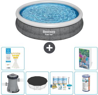 Bestway Piscina Bestway Fast Set Redonda - 366x76 Cm - 7-piezas S208