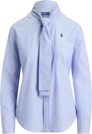 Polo Ralph Lauren Overhemden - Dames - Overhemden - Blauw - XS - Overhemden