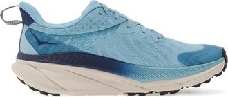 Hoka One One Challenger 7 logo-print sneakers - women - Recycled Polyester/Fabric/Fabric/Rubber - 7.5 - Blue