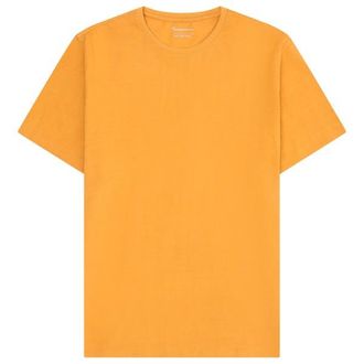 Knowledge Cotton Apparel Agnar Basic T-Shirt T-Shirt f&uuml;r Herren | amber gold