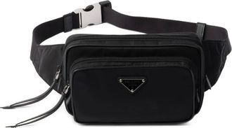 Prada Marsupio con placca logo - Nero