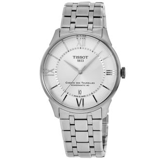 Tissot Chemin Des Tourelles Powermatic 80 42mm Automatic Silver Dial Steel Mens Watch T139.407.11.038.00