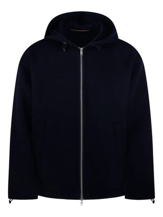Department Five zip-up drawstring hoodie - Blue