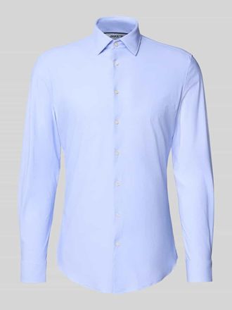 Jake*s Slim Fit Business-Hemd mit Kentkragen in Bleu, Gr&ouml;&szlig;e 41/42